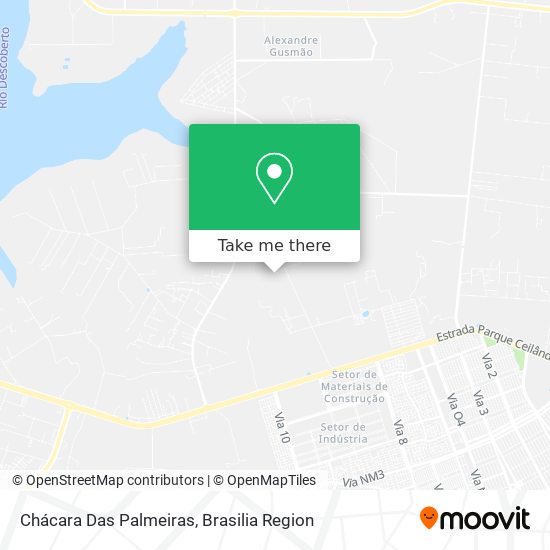 Chácara Das Palmeiras map