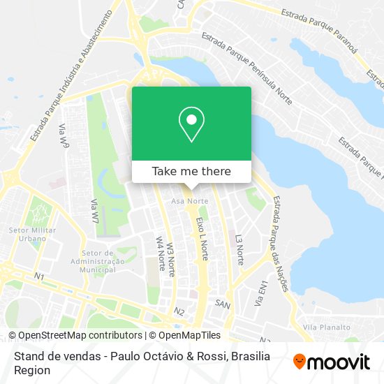 Stand de vendas - Paulo Octávio & Rossi map