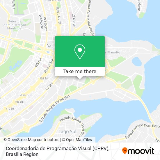 Coordenadoria de Programação Visual (CPRV) map