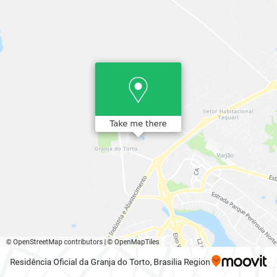 Residência Oficial da Granja do Torto map