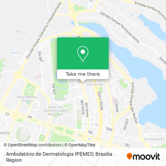 Ambulatório de Dermatologia IPEMED map