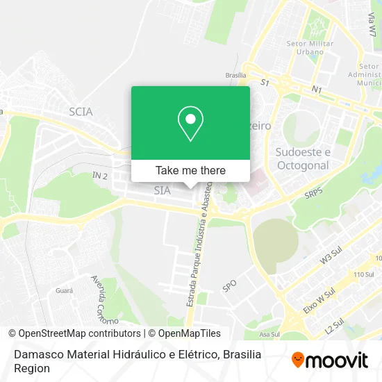 Damasco Material Hidráulico e Elétrico map