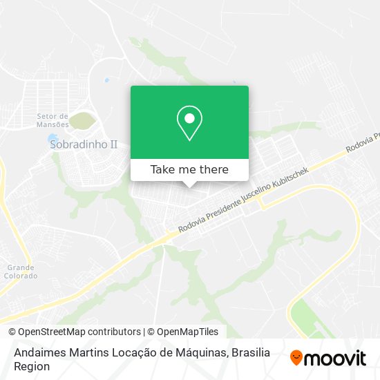 Andaimes Martins Locação de Máquinas map