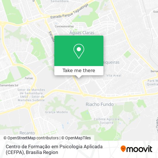 Centro de Formação em Psicologia Aplicada (CEFPA) map