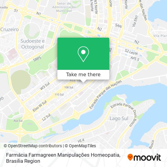 Farmácia Farmagreen Manipulações Homeopatia map