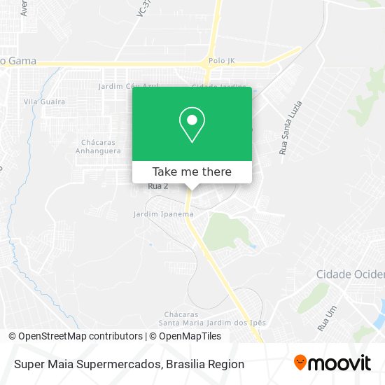 Super Maia Supermercados map