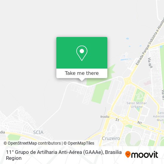 11° Grupo de Artilharia Anti-Aérea (GAAAe) map