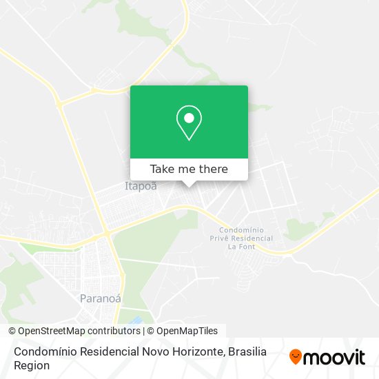 Condomínio Residencial Novo Horizonte map