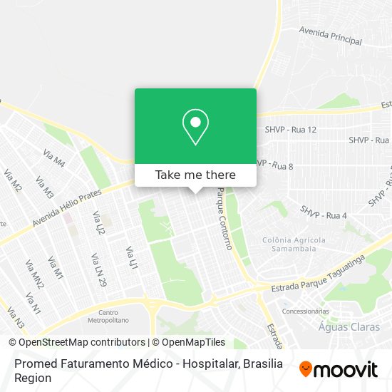 Promed Faturamento Médico - Hospitalar map