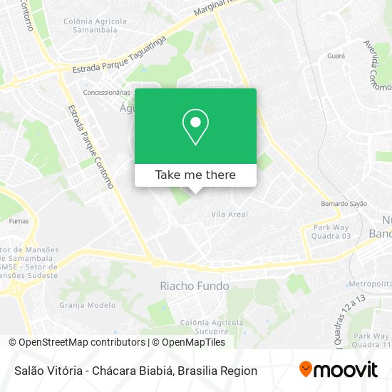 Salão Vitória - Chácara Biabiá map