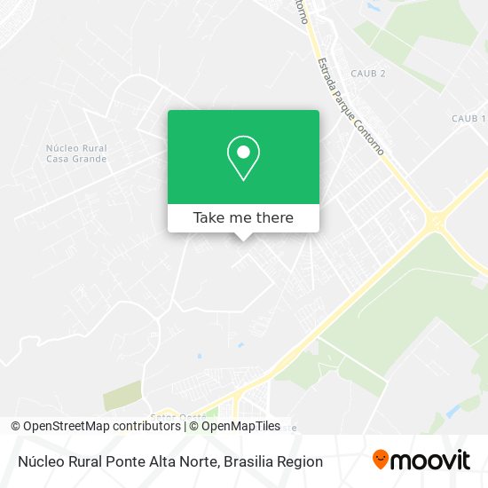 Núcleo Rural Ponte Alta Norte map