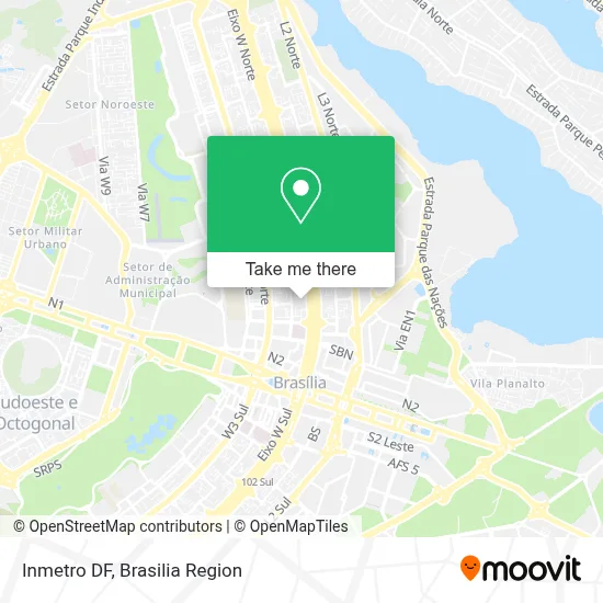 Inmetro DF map