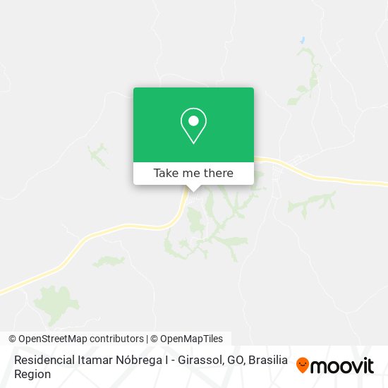 Residencial Itamar Nóbrega I - Girassol, GO map