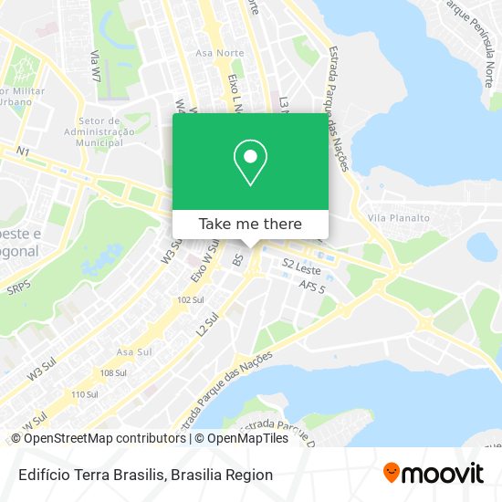 Edifício Terra Brasilis map