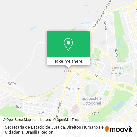 Secretaria de Estado de Justiça, Direitos Humanos e Cidadania map