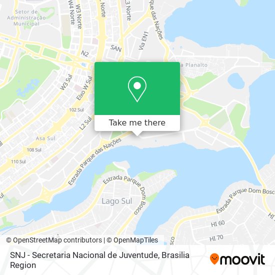 Mapa SNJ - Secretaria Nacional de Juventude