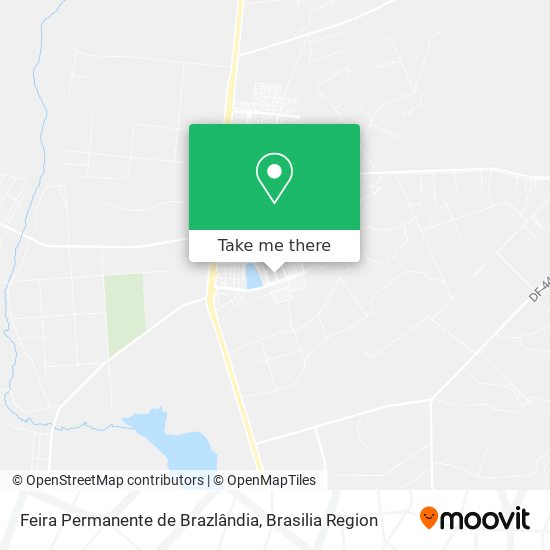 Feira Permanente de Brazlândia map