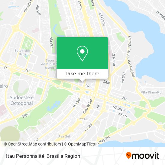 Itau Personnalité map