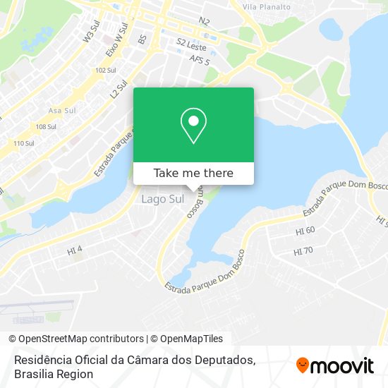 Residência Oficial da Câmara dos Deputados map