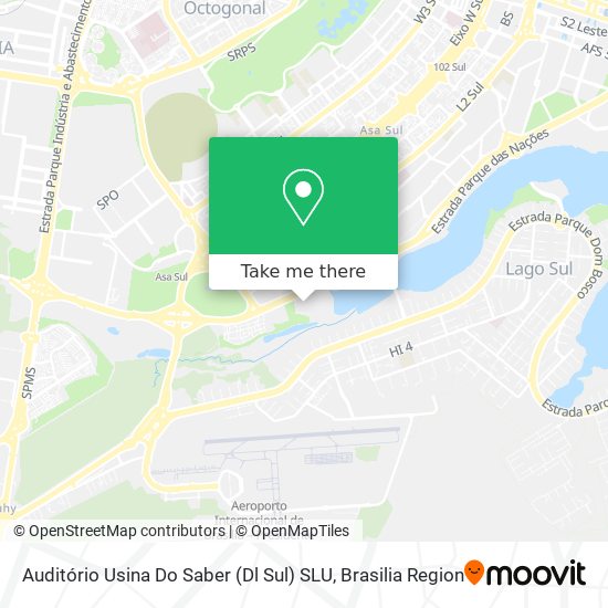 Auditório Usina Do Saber (Dl Sul) SLU map
