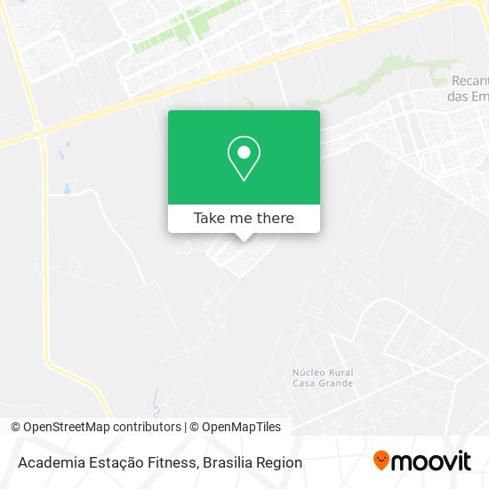 Academia Estação Fitness map