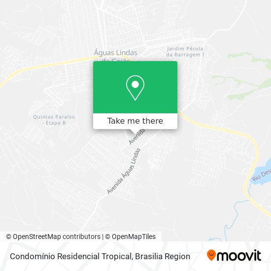 Condomínio Residencial Tropical map