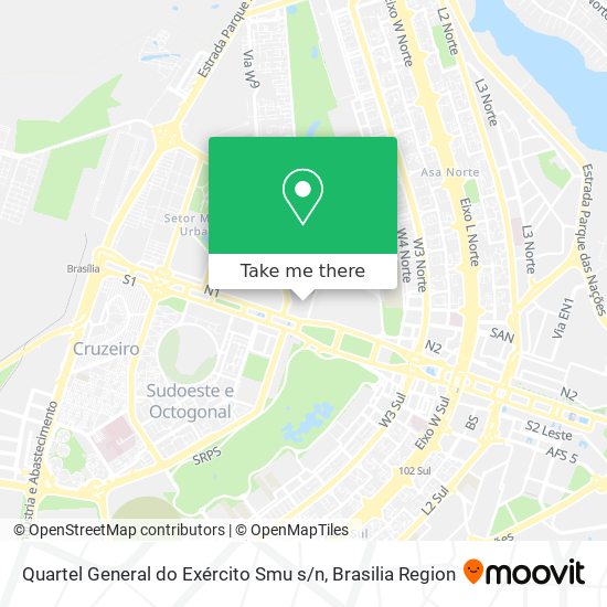 Quartel General do Exército Smu s / n map