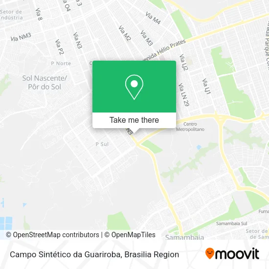 Campo Sintético da Guariroba map