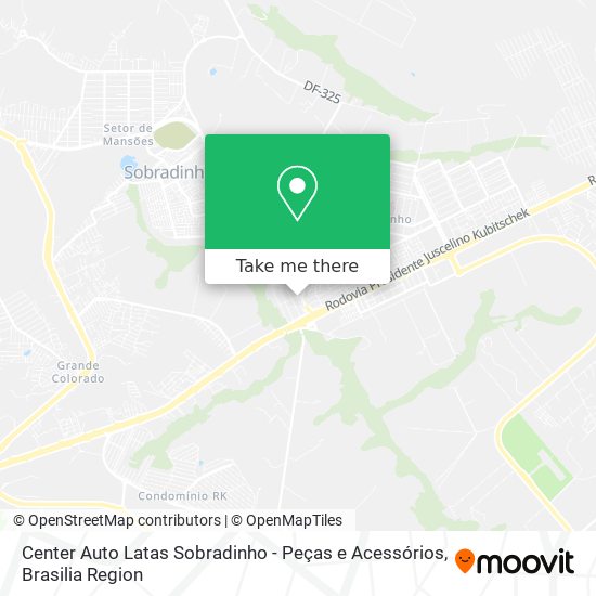 Center Auto Latas Sobradinho - Peças e Acessórios map