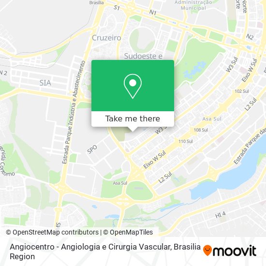 Angiocentro - Angiologia e Cirurgia Vascular map