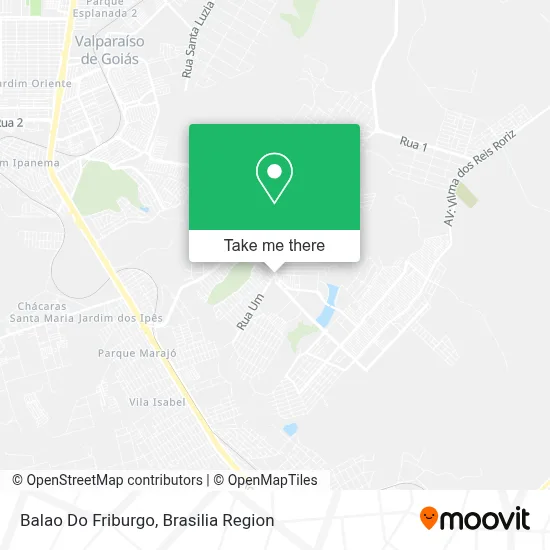 Balao Do Friburgo map