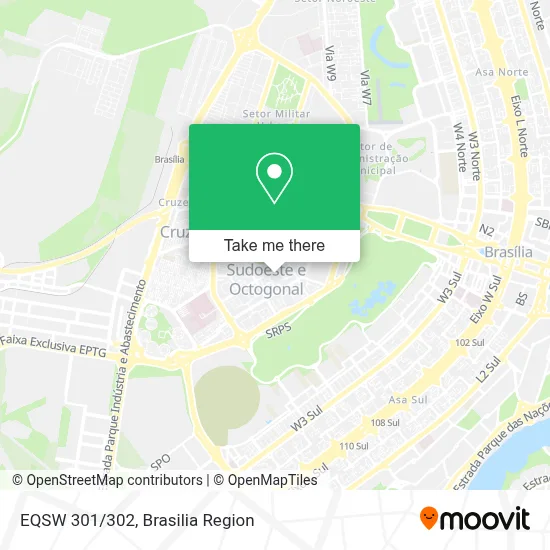 EQSW 301/302 map