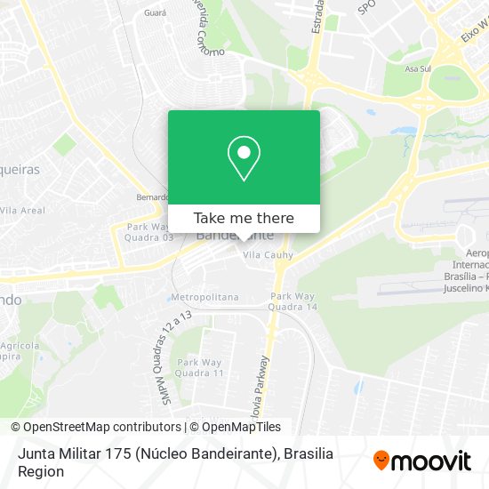 Junta Militar 175 (Núcleo Bandeirante) map