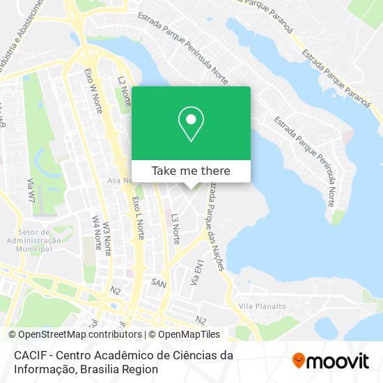 Mapa CACIF - Centro Acadêmico de Ciências​ da Informação