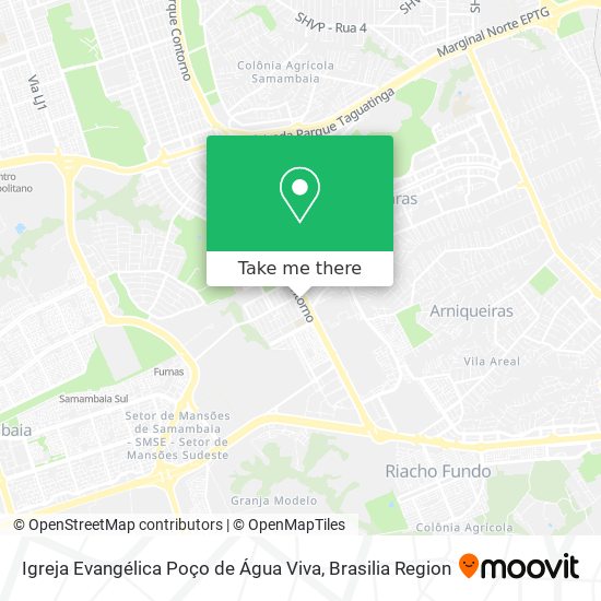 Mapa Igreja Evangélica Poço de Água Viva