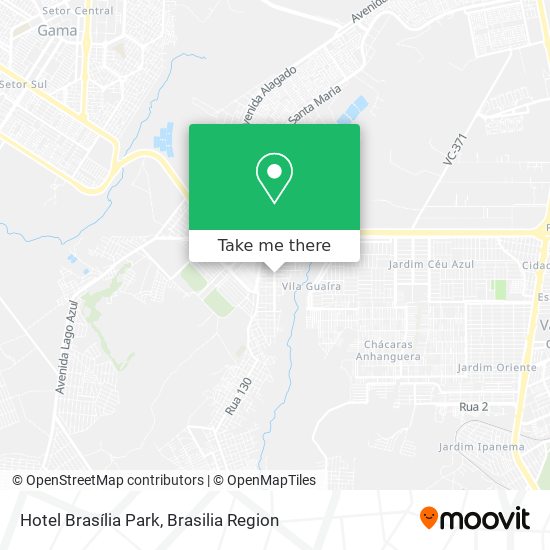 Hotel Brasília Park map