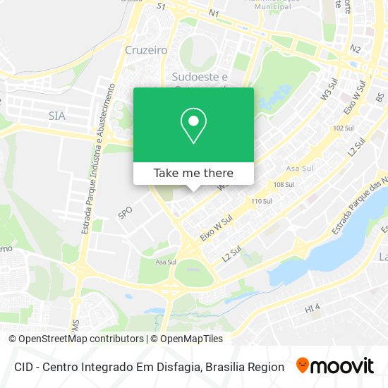 CID - Centro Integrado Em Disfagia map