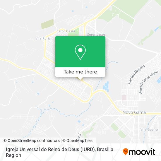 Mapa Igreja Universal do Reino de Deus (IURD)