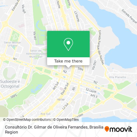 Consultório Dr. Gilmar de Oliveira Fernandes map