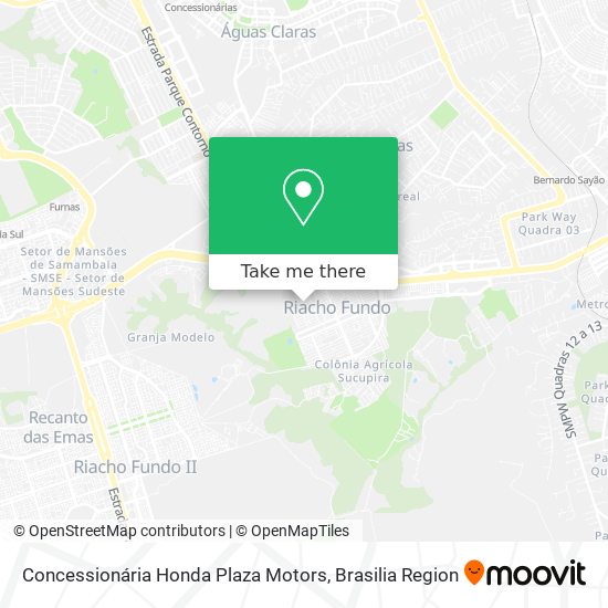 Concessionária Honda Plaza Motors map