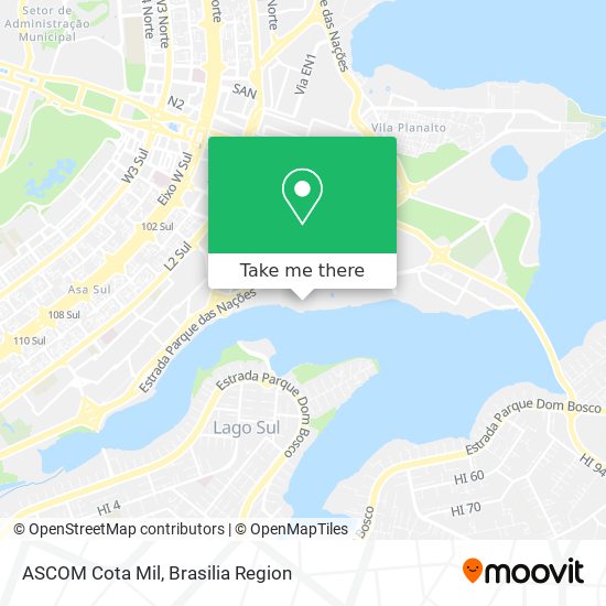 ASCOM Cota Mil map