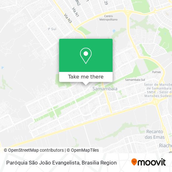 Paróquia São João Evangelista map