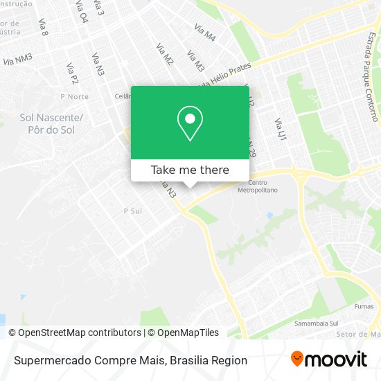 Supermercado Compre Mais map