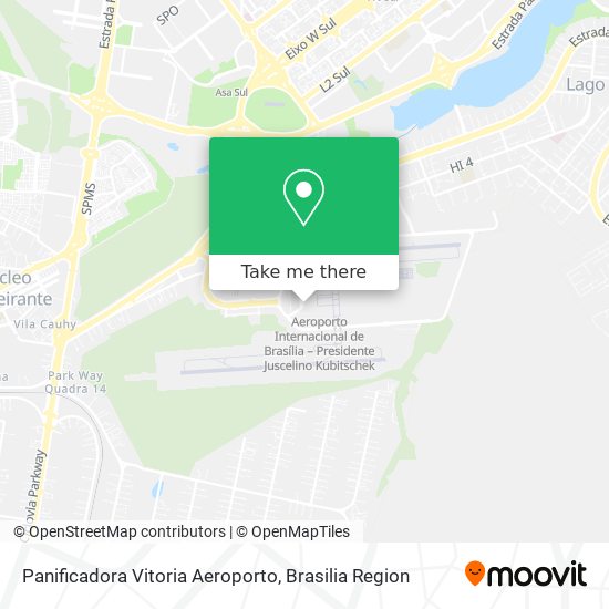 Panificadora Vitoria Aeroporto map
