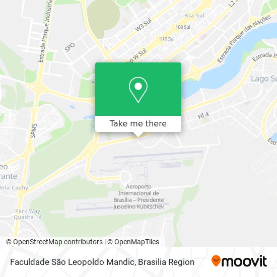Faculdade São Leopoldo Mandic map