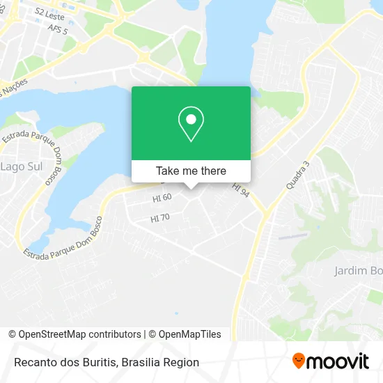 Recanto dos Buritis map