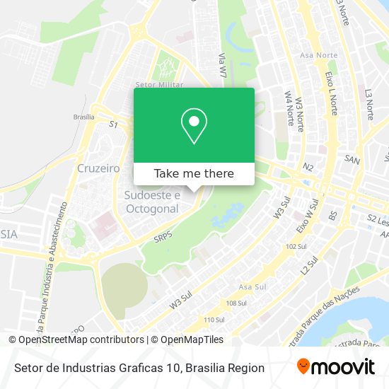 Setor de Industrias Graficas 10 map