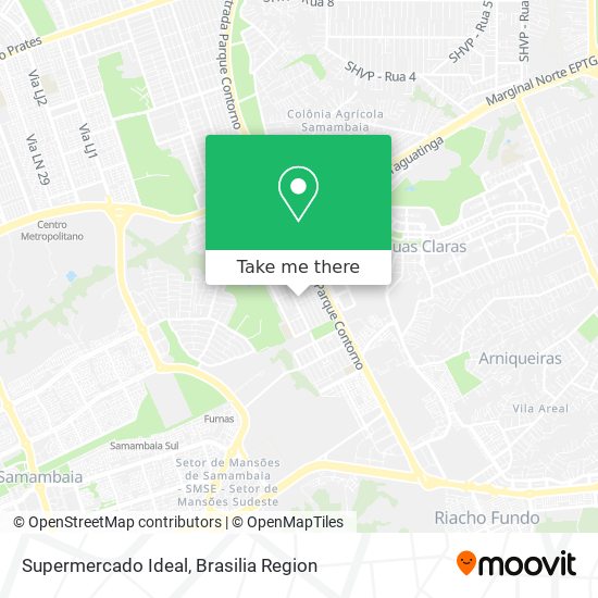 Supermercado Ideal map