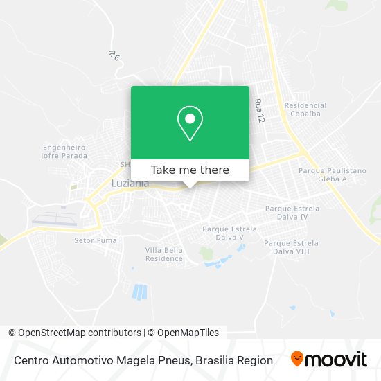 Centro Automotivo Magela Pneus map