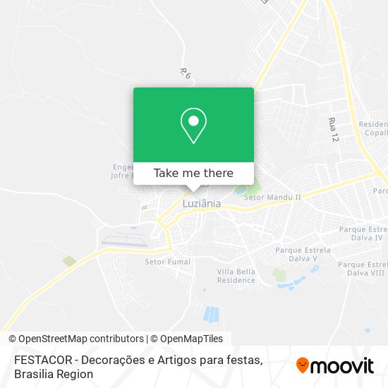 FESTACOR - Decorações e Artigos para festas map